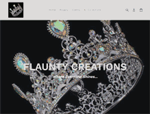 Tablet Screenshot of flauntycreations.com